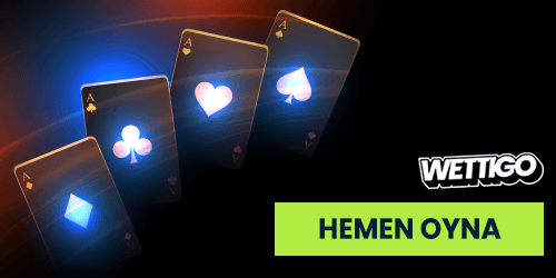 wettigo-hemen-oyna Parlayan iskambil kartları ve oyun sembolleri